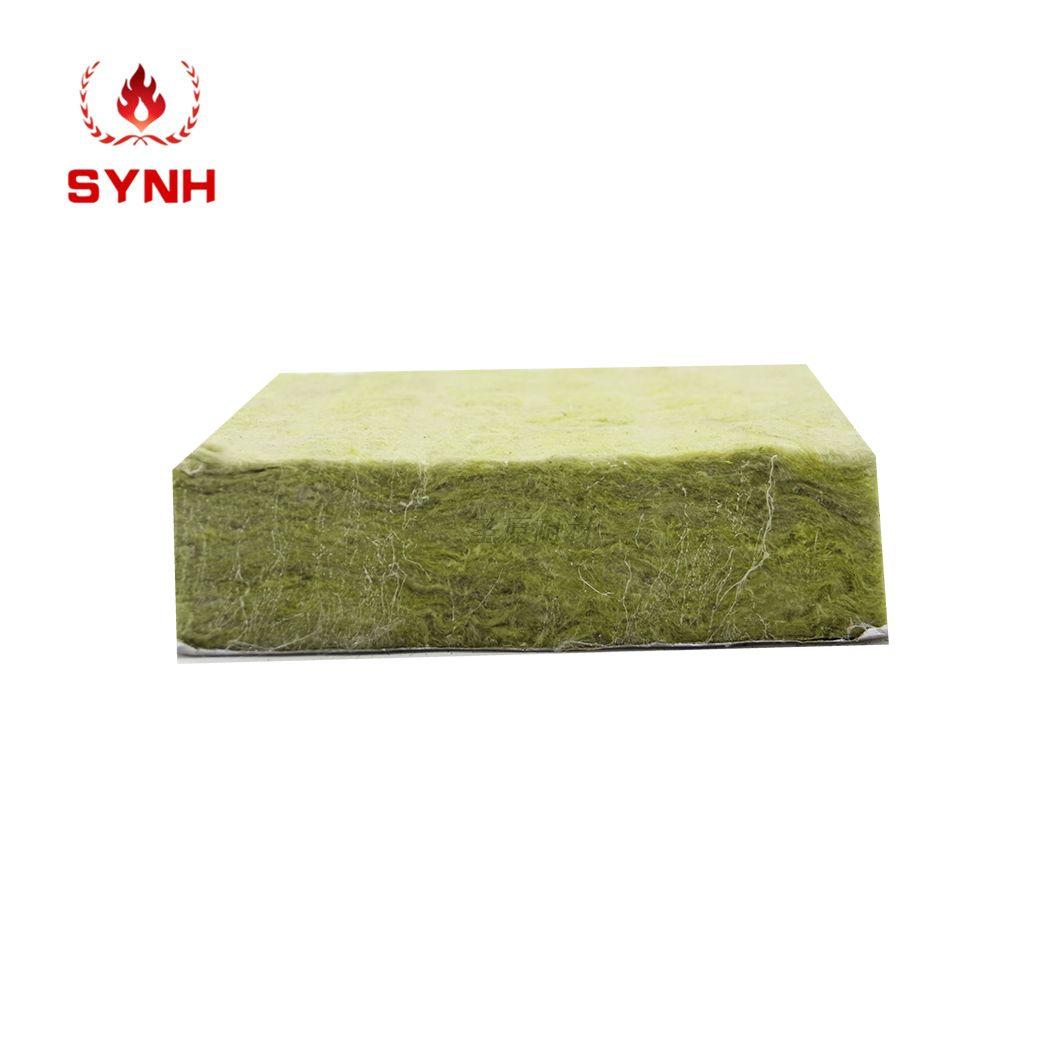 Inorganic fiber insulation material heat-absorbing fire-resistant double-sided ordinary aluminum foil rock wool board for wholesale of multiple models of rock wool board
