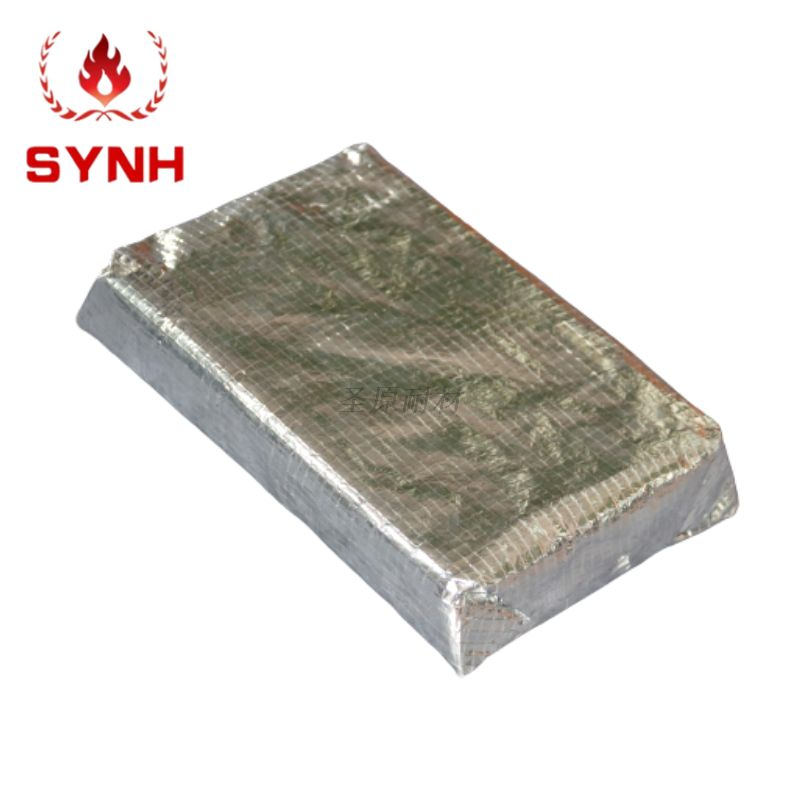 Fireproof wrapped thermal insulation cotton roll blanket high temperature resistant fireproof cotton rock wool insulation thermal insulation fire-resistant insulation material manufacturer