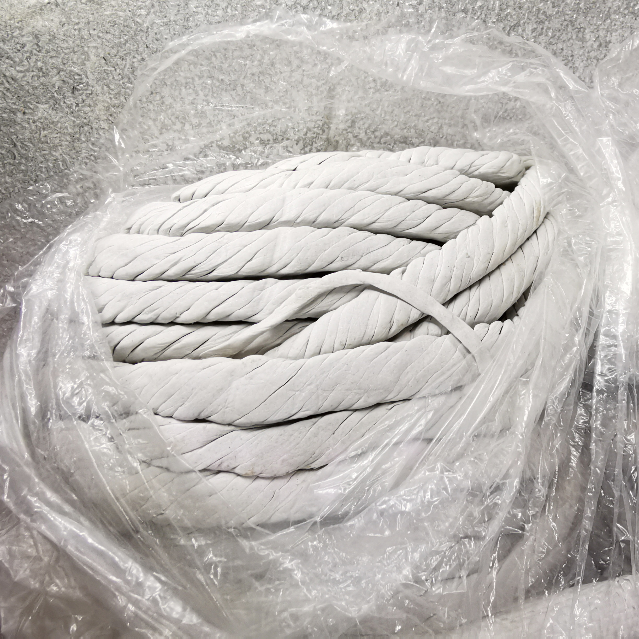 Asbestos rope