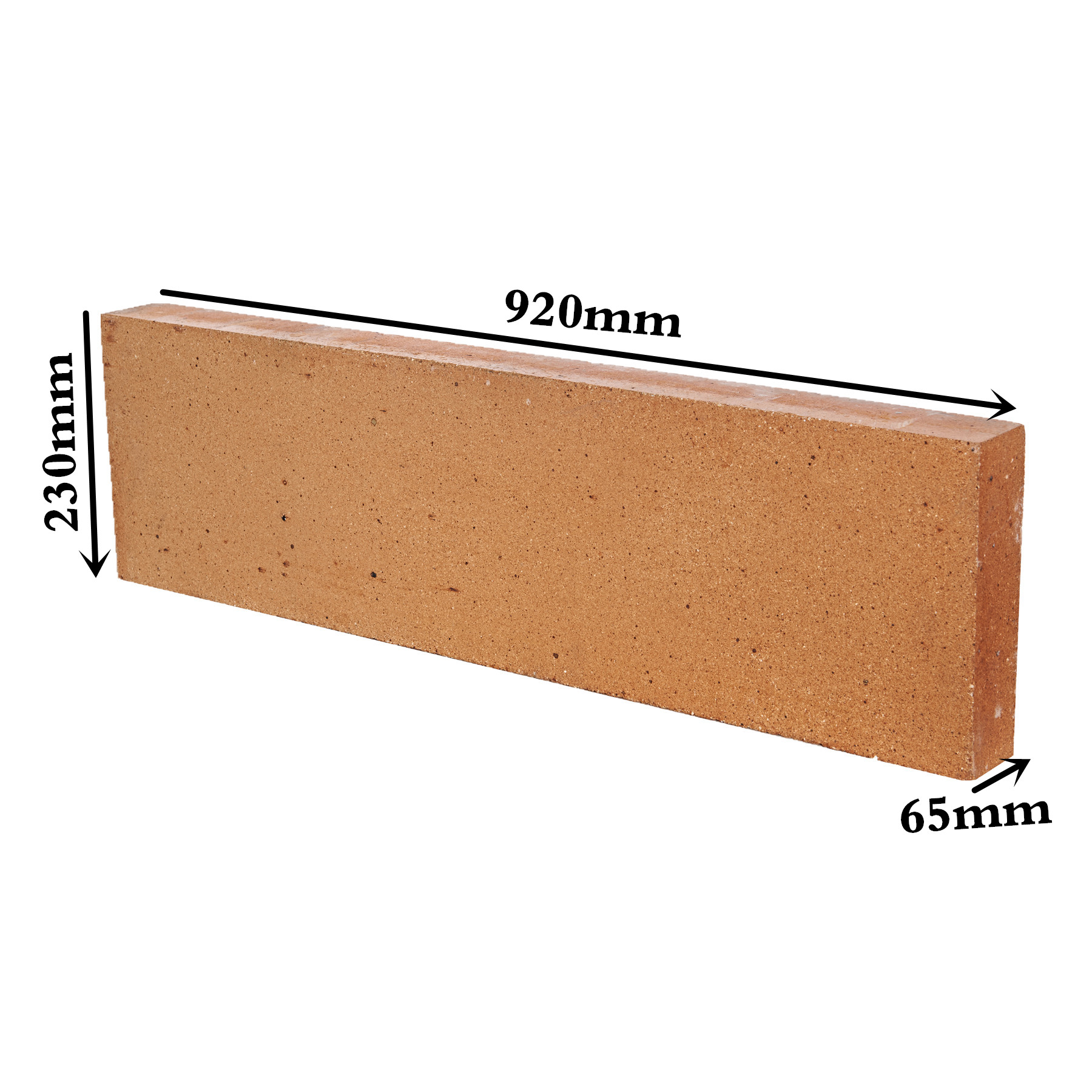 Clay bricks-flat eight pieces
