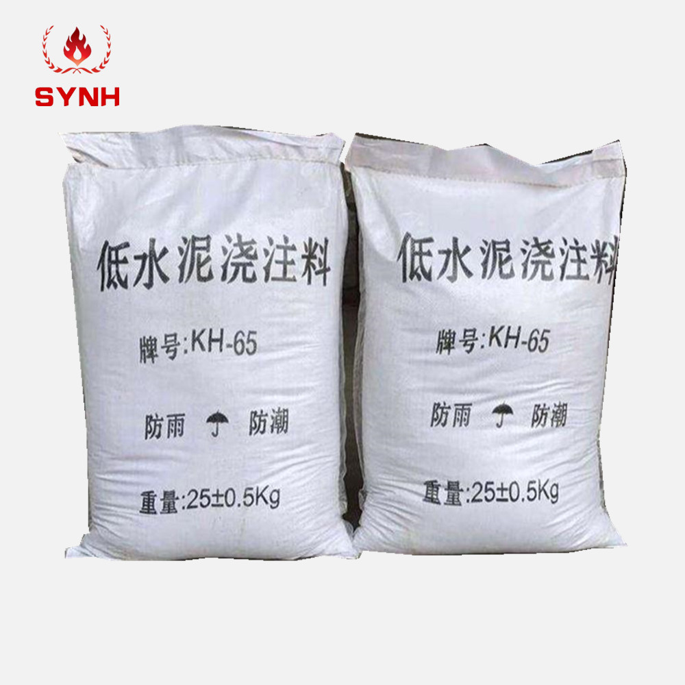 Low cement refractory castable