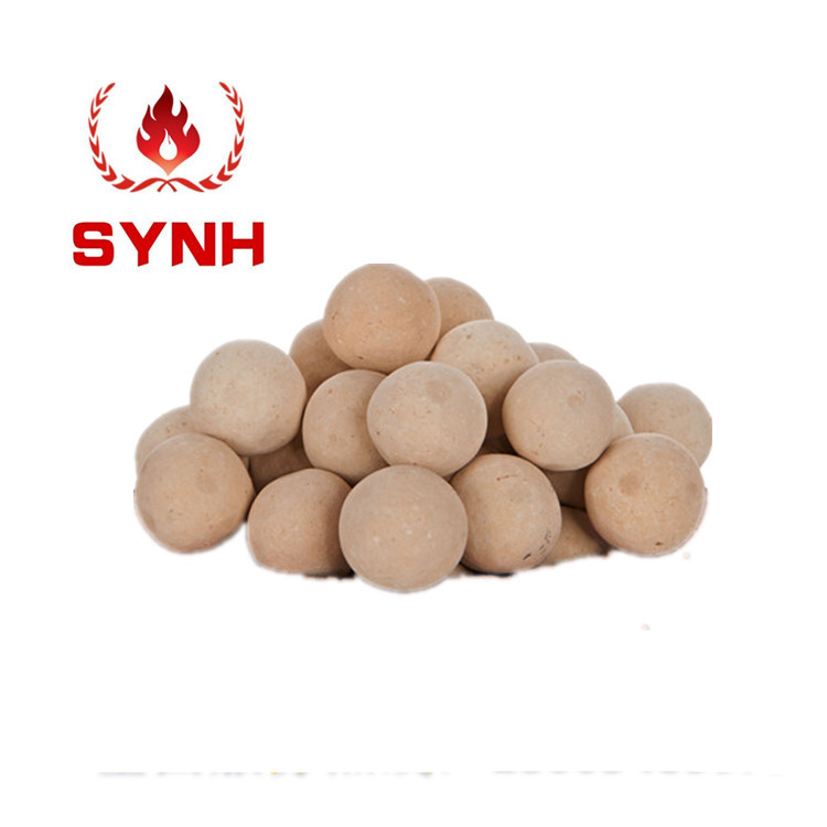 High alumina refractory ball