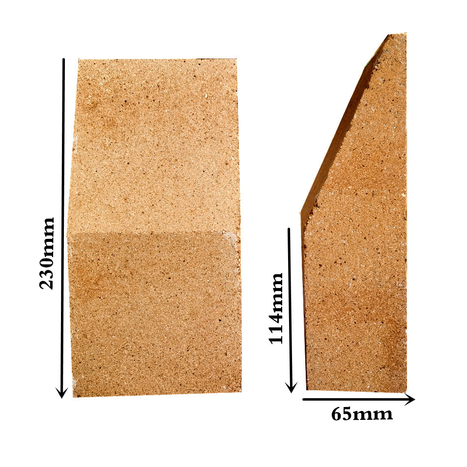 Diagonal brick size