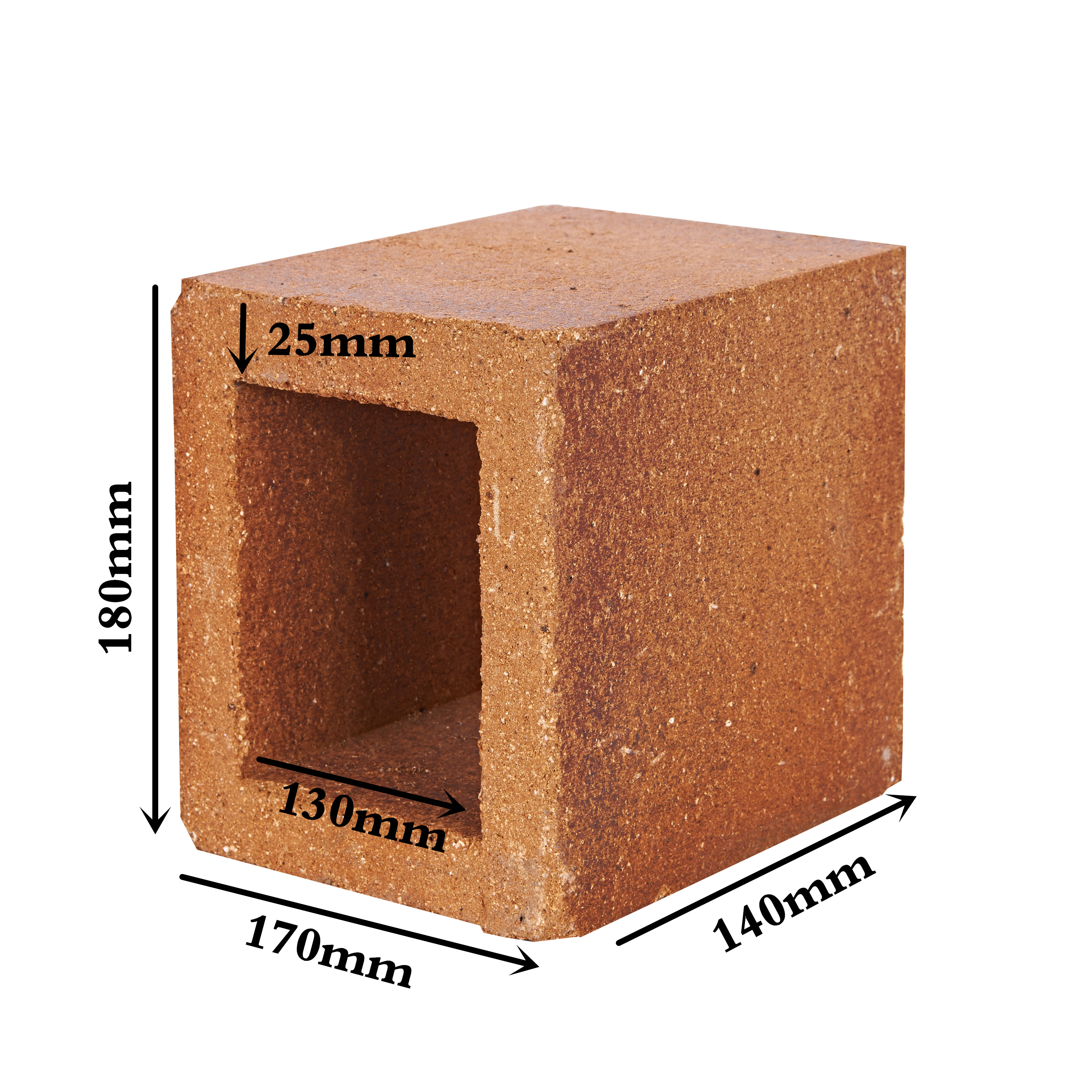 Clay brick-big flat pass