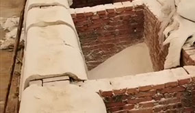 Red brick kiln construction