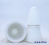 Aluminum silicate ceramic fiber plug