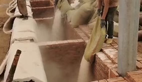 Red brick kiln construction