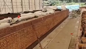 Red brick kiln construction
